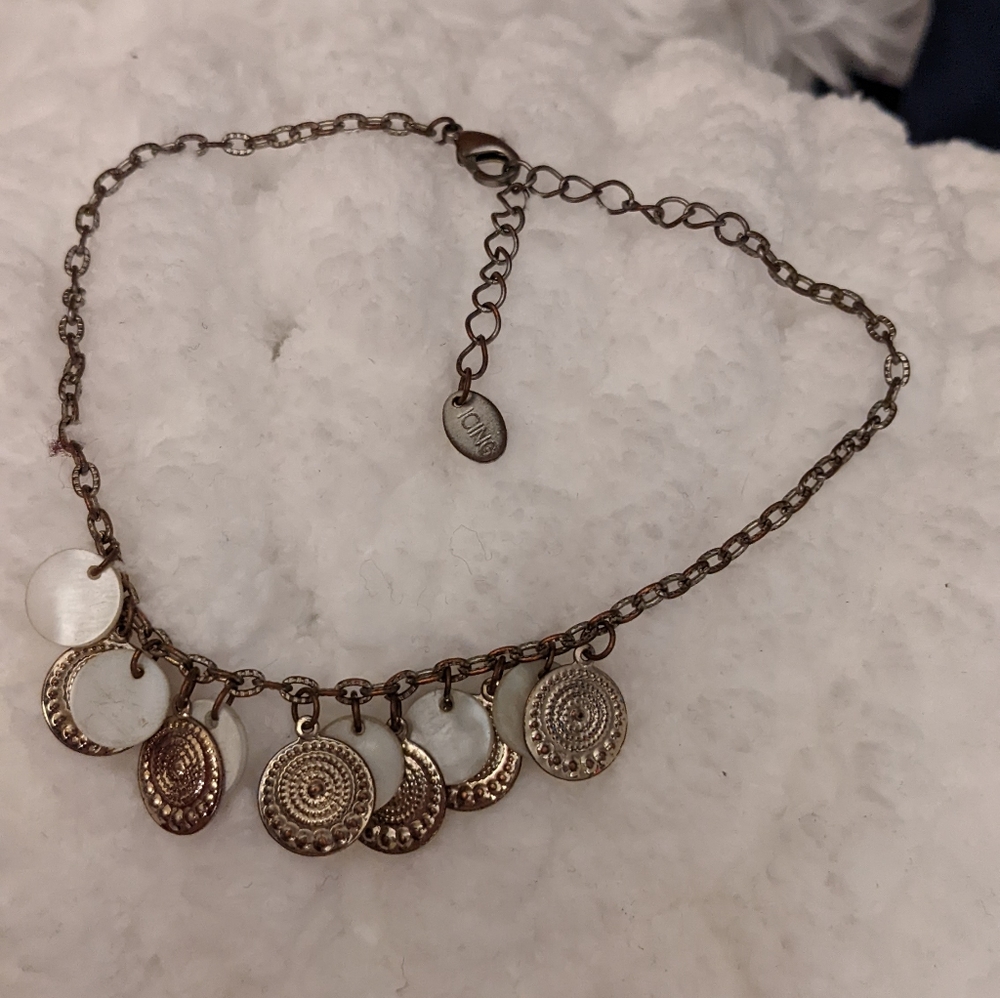 ❤️ Bracelet by Icing Mother of Pearl Gold Coin